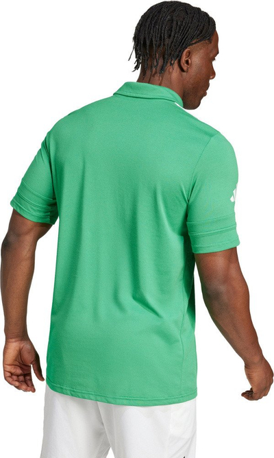 Bluzë polo Adidas Squadra 25 M JY3416, për meshkuj, teknologji Aeroready, e bardhë