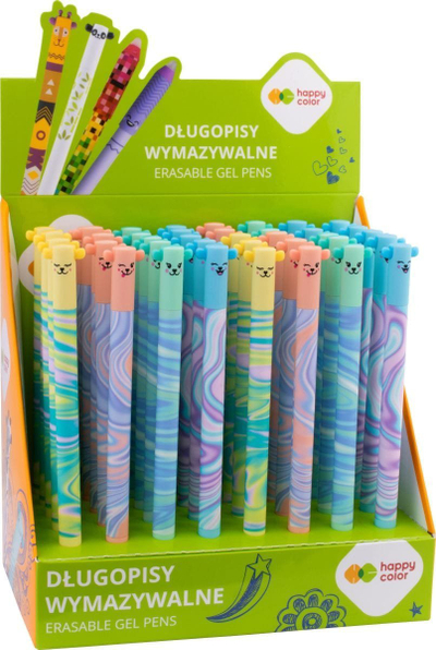 Stilolaps xhel GDD Erasable Pastel Twist, 0.5mm, set me 40 copë, bojë e kaltër