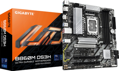 Pllakë amë GIGABYTE B860M DS3H, Intel Core Ultra, DDR5, 2.5GbE LAN