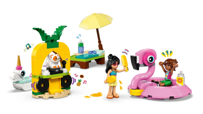 Lodër ndërtimi LEGO Friends 42658 Unicorn and Flamingo Pool Party, set ndërtimi, 5+ vjeç, shumëngjyrëshe