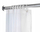 Shufër perde dushi WENKO Luz, e zgjatshme 70-115 cm, çelik inox, pa shpime