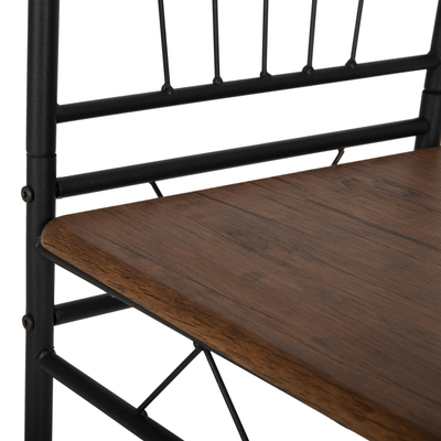 Set ngrënieje 5-pjesësh Peary 110x60x74Hcm (HM9416.11), zezë