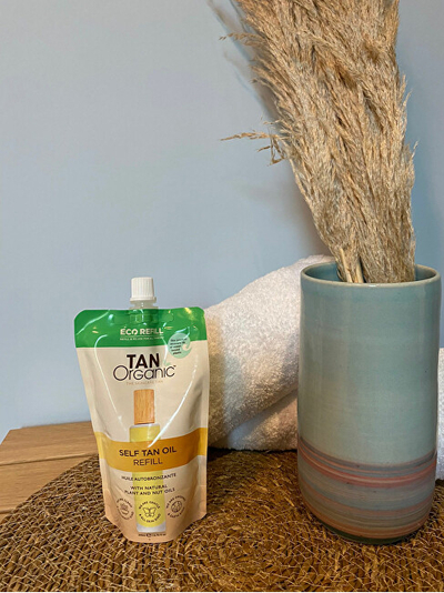 Vaj vetënxirës rimbushës Tan Organic, 200 ml