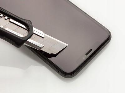 Qelq mbrojtës 3MK HardGlass Max për Apple iPhone 16 Pro 17, mbrojtës ekrani, i zi