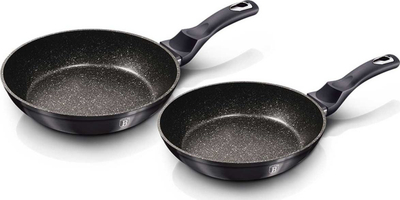 Set tenxoresh Berlinger Haus Carbon Pro BH-6917, alumini i derdhur, veshje granit, gri metalike