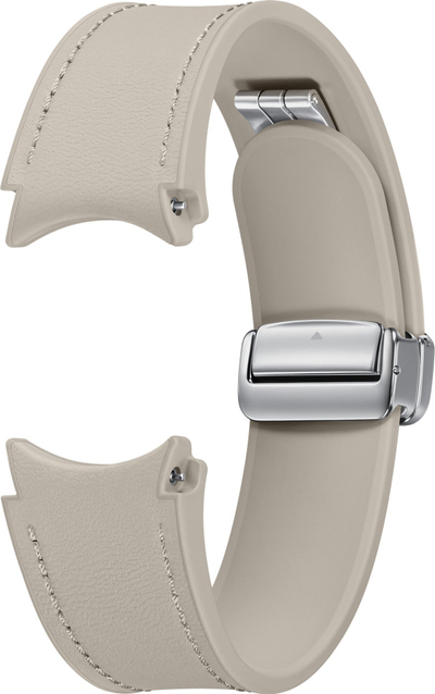 Rrip ore Samsung Galaxy Watch Hybrid Leather, 20mm, bezhë, i hapur