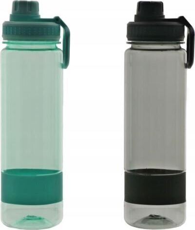 Shishe uji TRITAN Crystal, 840 ml, pa BPA, jeshile me të zezë