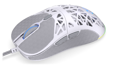 Maus gaming Endorfy LIV, me kabllo, 12000 DPI, i bardhë Onyx