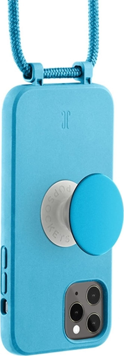 Mbulesë telefoni Just Elegance JE PopGrip për iPhone 11 Pro 5.8\", TPU, blu aqua