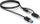 Kabllo USB ICY BOX IB-CB032, USB-A me USB-B me adaptor USB-C, 1 m, USB 3.2 Gen 1, e zezë