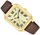 Ora dore Lorus Dress RH742BX9, drejtkëndëshe, rrip lëkure, argjend me të zezë