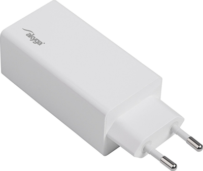 Karikues USB Akyga AK-CH-20, 100W, 2x USB-A USB-C, i bardhë