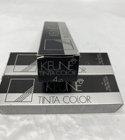 Трајна боја за коса Keune Tinta Color 4.6, средно кафеава црвена, 60 ml