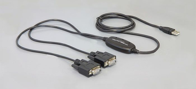 Përshtatës USB Delock USB - RS-232 x2, i zi