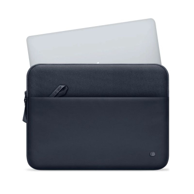 Kësulë laptopi Tech-Protect Sleeve, 15-16", me xhep për gjëra, blu