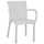 Kolltuk polipropileni ratan + këmbë alu 60×60×82 cm (HM5591.01)