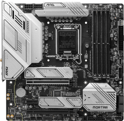 Матична плоча MSI MAG B760M Mortar Max WiFi, LGA 1700, DDR4, PCIe 5.0