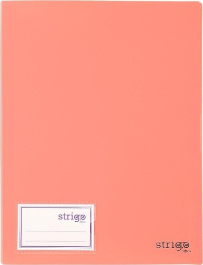 Album dokumentesh Strigo A4, 30 xhepa, rozë e çelët