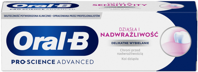 Pastë dhëmbësh Oral-B Pro-Science Advanced Gentle Whitening, për zbardhje të butë, 75 ml