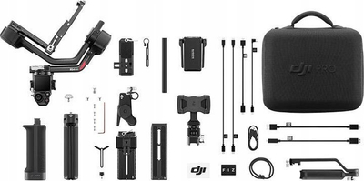 Стабилизатор гимбал DJI RS 4 Pro Combo, 3-осен, капацитет 4.5kg, црн