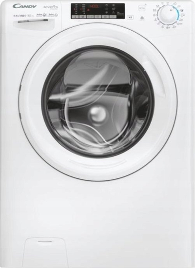 Lavatriçe tharëse Candy Smart Pro COW 4644TWM6/1 S, 6kg 4kg, 1400rpm, e bardhë