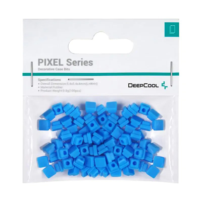Aksesor dekorativ DeepCool Pixel Case Bits, silikon, blu