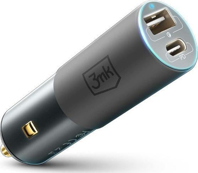 Ngarkues makine 3MK HyperCar, 100W, 1x USB A 1x USB C, i zi