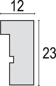 Рамка за фотографија ZEP Malmo V4523N, природно дрво, со паспарту, 15x20 cm 20x30 cm