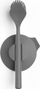 Furçë enësh Brabantia Dish Brush 117589, me kupë vakumi, gri e errët