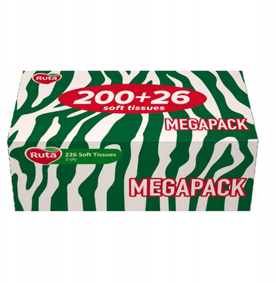 Faculeta letre Ruta Family Pack, 200 copë, 2 shtresa, të bardha
