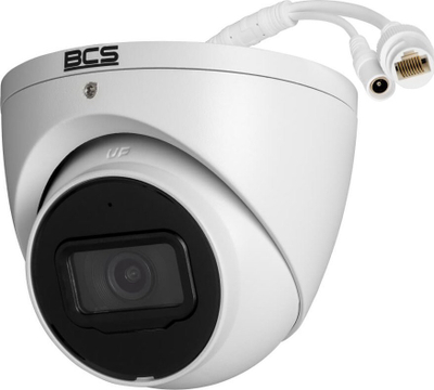Kamerë sigurie IP dome BCS BCS-L-EIP15FSR3-Ai1, 5Mpx, lentë 2.8mm, e bardhë