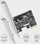 Kартичка контролер PCIe Axagon PCES-SJ2, 2x SATA 6 Gb/s, чипсет JMB582, со стандардна и low profile носачка