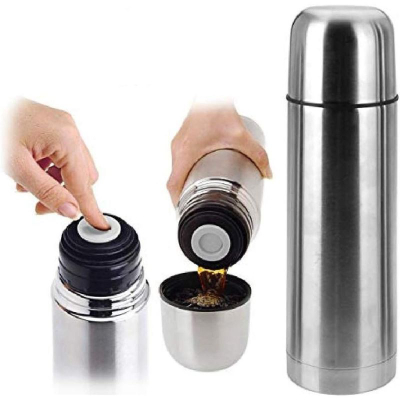 Set termos EXCELLENT, 1L, çelik inox, argjend