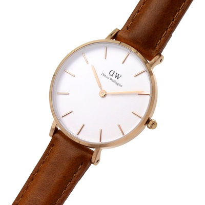 Orë për femra Daniel Wellington Petite 32 Durham RG White DW00100172, kafe