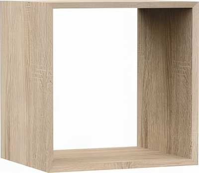 Ndajs rafti MALA Sonoma, kub modern, 34.5x29.5x34.5 cm, sonoma