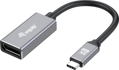 Adaptor USB C në DisplayPort Equip 133493, 8K 30Hz, i zi
