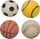 Lodër për qen Duvo+ Rubber Neon Ball, top gome Ø6cm, shumëngjyrësh