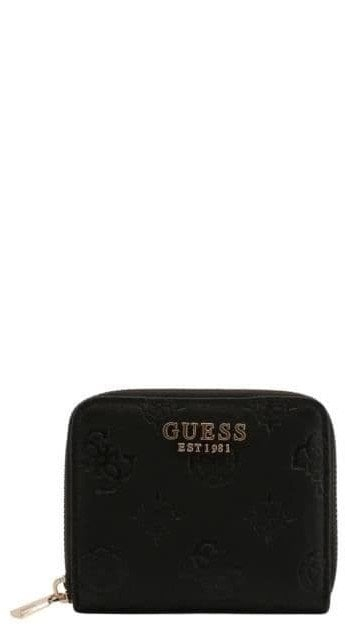 Portofol Guess SWPG8403370BLA, material tekstili, për kartela, i zi