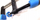 Klemë marangozësh Rischmann 200x50 mm, formë F, dorezë e rehatshme ergonomike, blu e zezë