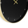 Orë muri MPM Quality Goldie E01.4329.8090, e zezë