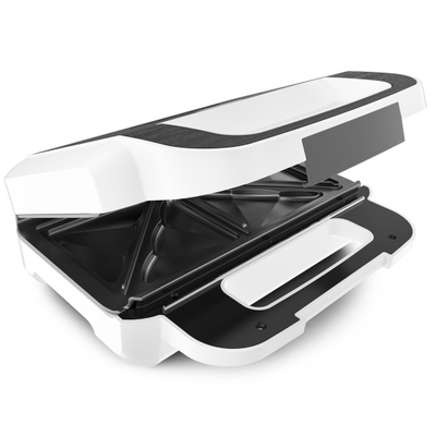 Tostier dhe aparat waffle Tefal SW7011, 700W, pllaka të këmbyeshme, i bardhë