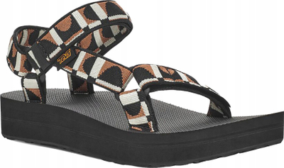 Sandale femrash Teva Midform Universal Bounce, platformë 3 cm, madhësia 36, shumëngjyrëshe