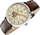 Автоматски часовник Fossil ME3266 Townsman, кожа, крем бројчаник, водоотпорен 50 m