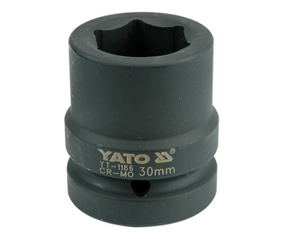 Kokë çelësi goditës Yato YT-1186, 30mm, fole 1", e zezë