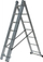 Shkallë alumini Awtools AW 3x14, 150 kg, 115 cm, gri