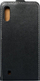 Kapak telefoni Partner Tele.com Slim Flexi Fresh Vertical për Samsung A10, lëkurë eko, mbyllje me magnet, i zi