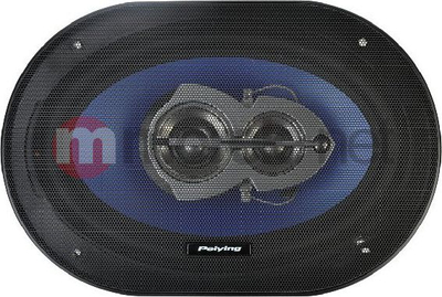 Звучници за автомобил PeiYing PY-AQ694C, 150W, 6\"x9\", црни