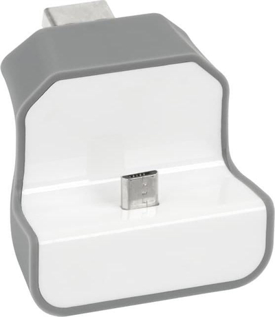 Адаптер конектор USB во micro USB, за полнач и дoк станица, црн
