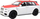 Makina me telekomandë LEAN Toys R/C Car 1:20, me drita dhe tinguj, e bardhë e kuqe