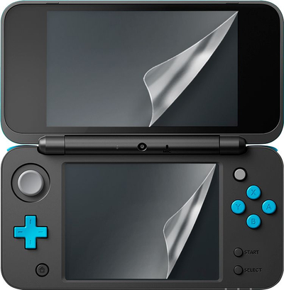 Заштита за екран BigBen за New Nintendo 2DS XL, сет со крпа за чистење, транспарентна